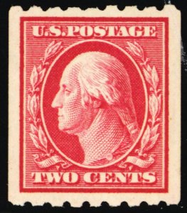 391, Mint VF LH 2¢ Coil SCV $45.00