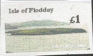 ISLE OF FLODDAY - Island View - Imperf Single Stamp - M N H - Private Issue