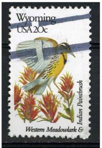 USA 1982 - Scott 2002 used - State Bird, Wyoming 