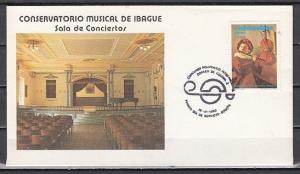 Colombia, Scott cat. C686. Music Competition issue. First day cover. ^