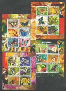 Nature  Animals Insects Butterflies  Perf. - 2016  (pr.issue) FG4