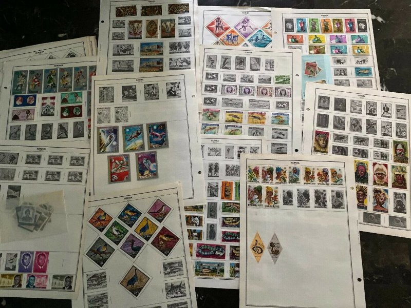 Fantastic Africa Rhodesia Liberia Congo Gambia Stamp Collection Lot MXE