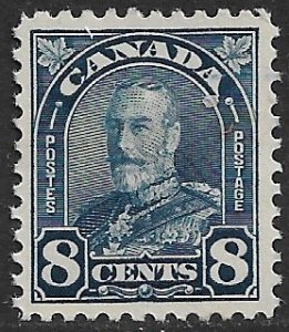 CANADA 1930-31 KGV 8c Dark Blue Portrait Issue Sc 171 MH