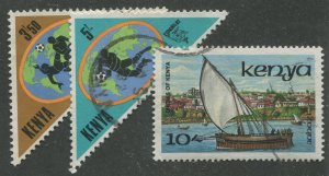 KENYA #226, 227, 387 USED