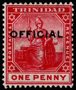 Trinidad Scott O9 (1909) Mint H VF M
