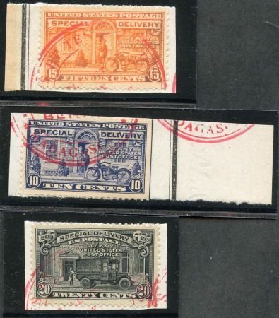 US E12 - E14 Special Delivey Used Singles Madagascar Recieving Specimin Ovpts...