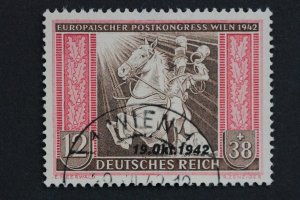 Germany Scott # B214  12+38pf  Postilion ,  Semi-Postal