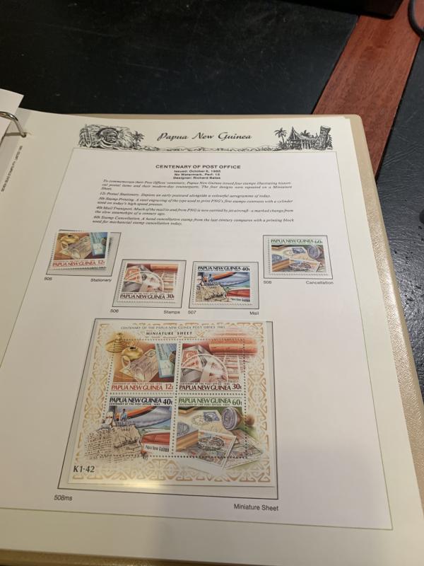 STAMP STATION PERTH: PNG Complete Collection from 1952 to 1989 Mint Never Hinged