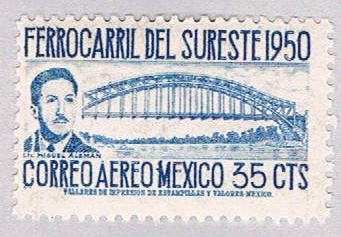 Mexico C202 MNH Railroad Bridge 1950 (BP51211)