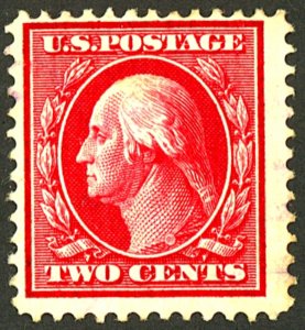 U.S. #375 USED LIGHT CANCEL