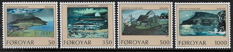 Faroe Is. 212-5 MNH Set - Paintings