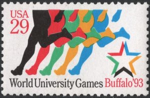 SC#2748 29¢ World University Games Single (1993) MNH