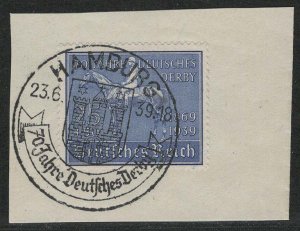 Germany Reich Scott # B144, used, opp, special cancellation