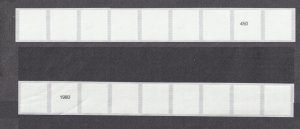 PNC9 25c Bridges P1111 US 5811a 3 digit and 4 digit BN Lot (2) Scott Order. 