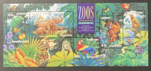 Australia 1994 #1389a S/S, Zoo Animals, MNH.