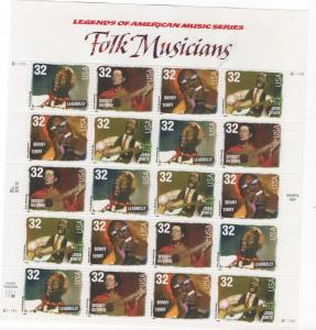 Scott # 3212	Folk Musicians