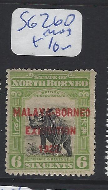 NORTH BORNEO  (PP2807B)  6C MBE RHINOCEROS SG 260   MOG