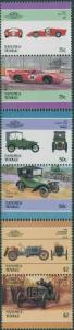 Tuvalu 1985 SG321-328 Cars set Nanmea MNH