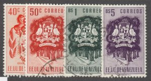 VENEZUELA #580//589 USED SET