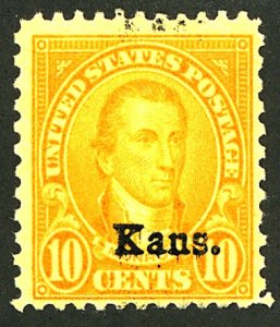 U.S. #668 MINT OG LH