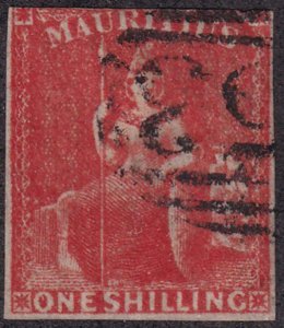 Mauritius 1859 SC 19 Used 