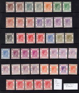 MOMEN: HONG KONG KGVI COLLECTION MINT OG H / FEW NH CAT. £550++ LOT #69100*