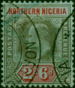 Northern Nigeria 1911 2s6d Black & Red-Blue SG37 Fine Used