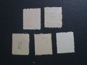 ​CUBA-1939-48  CUBA CIGARS MANUFACTURE STAMPS- THE MOST HARD TO FIND USED VF