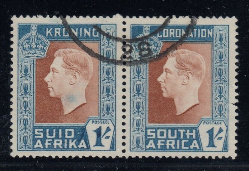 South Africa, CW S5c, used, Dot in Place of Hyphen variety 