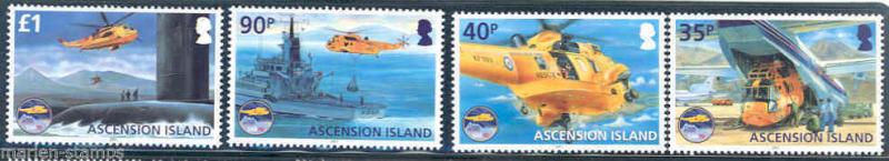 ASCENSION ISLAND 70TH ANNIVERSARY RAF SEARCH AND RESCUE HELICOPTERS SET OF 4