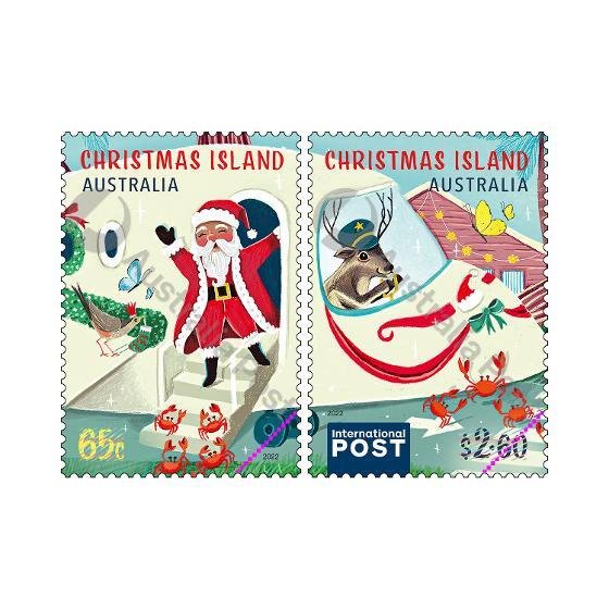 2022 Christmas Island Christmas (2) ,(Scott NA) MNH