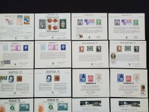 US 1970-1979 USPS Souvenir Cards Some with Cancels Mixed Lot of 29