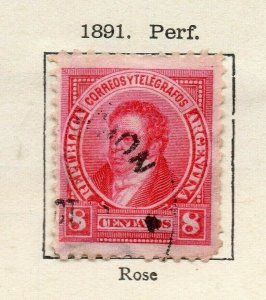 Argentine 1891 Early Issue Fine Used 8c. NW-178879