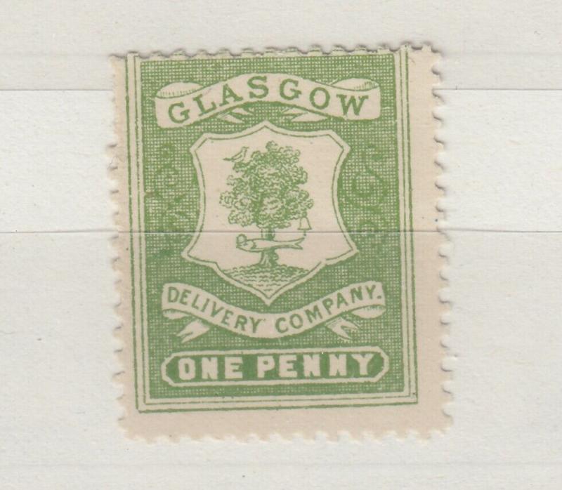 GB Glasgow 1d Green Delivery Company Cinderella MNH J5826