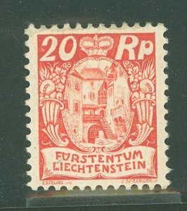 Liechtenstein #79 Unused Single