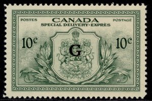 CANADA QEII SG OS20, 10c green, NH MINT. Cat £12.