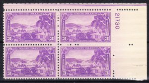 MOstamps - US Scott #802 Mint OG NH Plate Block of 4 - Lot # HS-E499