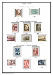 SOVIET UNION USSR RUSSIA 1923-1991 PDF (DIGITAL)  STAMP CATALOG (541 pages)