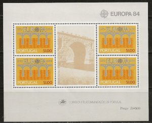 Portugal  ^ Scott # 1601A - MH (s/s)