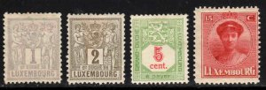 Luxembourg #48.49.J10,125 ~ Unused