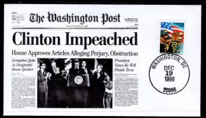 US Clinton Impeached 1998 Cover