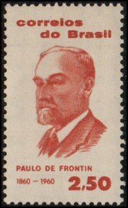 Brazil 910 - Mint-NH- 2.50cr Paulo de Frontin (Engineer) (1960) (cv $0.75)