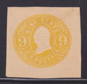 U67 XF-mint cut square nice color cv $ 160 ! see pic !