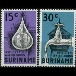 SURINAM 1972 - Scott# 395-6 Water Works Set of 2 NH