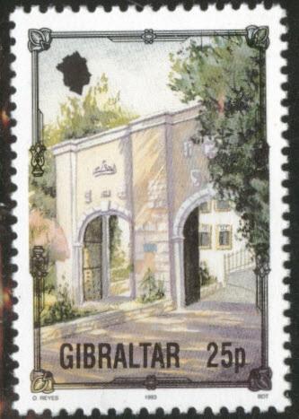 Gibraltar Scott 639 MNH** Architecture stamp 1993