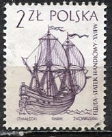 Poland; 1964: Sc. # 1209 Used CTO Single Stamp