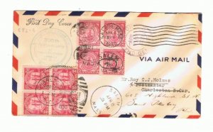 Dual first day cover cancellations Scott 682&683 Mass Bay/Carolina Charleston