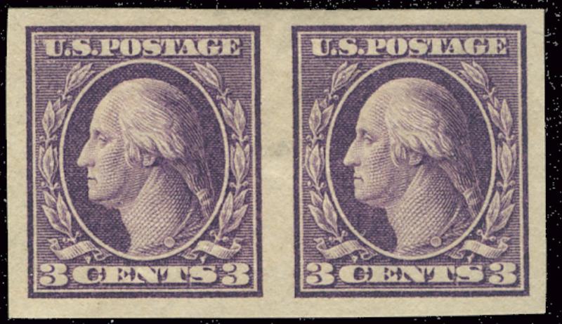 484 XF-SUPERB mint hinged, PAIR,  extremely well centered