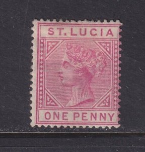 St. Lucia, Scott 28 (SG 32), MHR (paper HR)