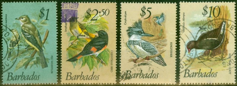 Barbados 1979 Bird Set of 4 Top Values SG635-638 Fine Used